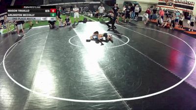 62-64 lbs 2nd Place Match - Mason Trujillo, Nevada vs Arlington McColly
