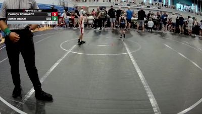 52 lbs Round 1 (6 Team) - Cannon Eckhardt, The Storm Center vs Adam Welch, Creeks Wrestling
