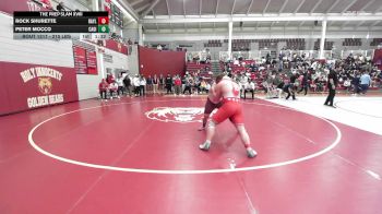 215 lbs Semifinal - Rock Shurette, Baylor School vs Peter Mocco, Cardinal Gibbons