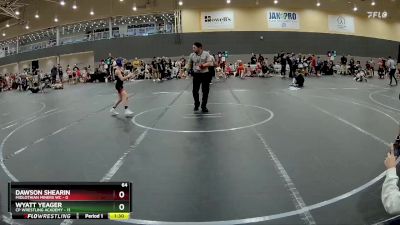 64 lbs Round 2 - Wyatt Yeager, CP Wrestling Academy vs Dawson Shearin, Midlothian Miners WC