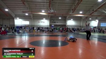 115 lbs Cons. Round 4 - Kaelynn Hartsock, WAUSEON vs My`Shawanna Tinsley, FINNEYTOWN