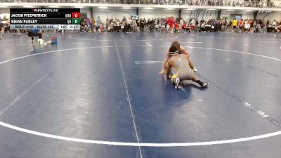 Elite 125 lbs Cons. Round 4 - Jacob Fitzpatrick, Minnesota State vs Brian Farley, Quincy