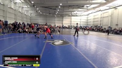 197 lbs Semifinal - Diesel Koser, Shippensburg vs Joseph King, Thiel