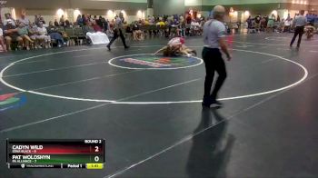 132 lbs Round 2 (16 Team) - Cadyn Wild, Iowa Black vs Pat Woloshyn, PA Alliance