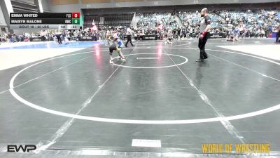 60 lbs Quarterfinal - Emma Whited, Florida Scorpions vs Maisyn Malone, Bartlesville Wrestling Club