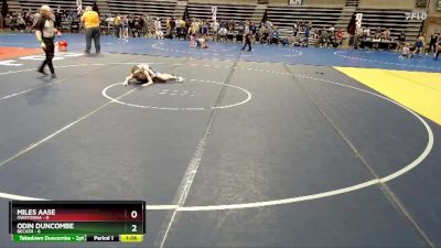 95 lbs Placement (4 Team) - Miles Aase, Owatonna vs Odin Duncombe, Becker