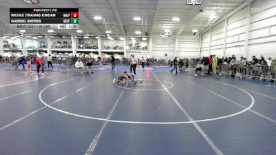 64 lbs Round Of 32 - Nicole (Trajan) Jordan, Walpole vs Gabriel Batres, Southside WC