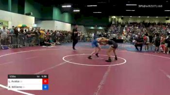 123 lbs Consolation - Lillian Avalos, CA vs Bella Williams, OK