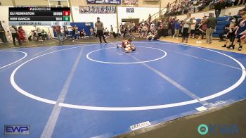 61 lbs Consi Of 8 #2 - Eli Remington, Skiatook Youth Wrestling vs Iver Garcia, Wagoner Takedown Club
