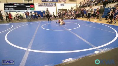 61 lbs Consi Of 8 #2 - Eli Remington, Skiatook Youth Wrestling vs Iver Garcia, Wagoner Takedown Club