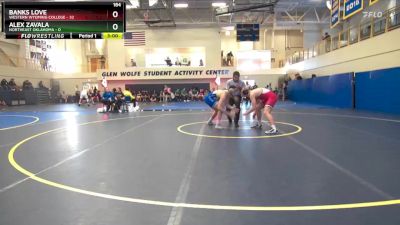 184 lbs Semis & 1st Wrestleback (8 Team) - Banks Love, Western Wyoming College vs Alex Zavala, Northeast Oklahoma