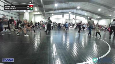 80 lbs Quarterfinal - Jayden Ortiz, Coweta Tiger Wrestling vs Gavin Sparks, Salina Wrestling Club