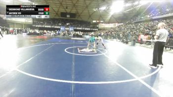Boys 4A 113 lbs 3rd Place Match - Desmond Villanueva, Union vs Jayden Vo, Spanaway Lake