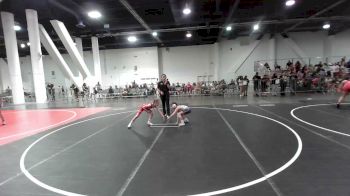 66 lbs Consolation - Gracelynn Cross, Team Real Life vs Karsyn Escalante, Tucson Cyclones
