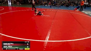 55 lbs Quarterfinal - Nash Jirele, Owatonna Wrestling Academy vs Dake Buttell, Mankato West