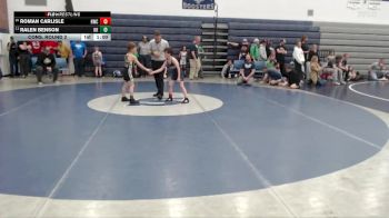 70 lbs Cons. Round 2 - Ralen Benson, Kuna Klub vs Roman Carlisle, Hawk Wrestling Club