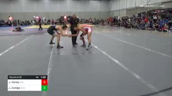 135 lbs Prelims - Jeremiah Zuniga, Ascend Wrestling Academy vs Jake Honey, Driller Wrestling Club