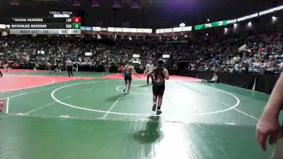 125 lbs Cons. Round 2 - Mckinlee Berzins, BAM1 vs Olivia Hughes, LHW1