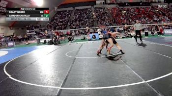 5A 165 lbs Semifinal - Boady Baker, Minico vs Samson Castillo, Bishop Kelly