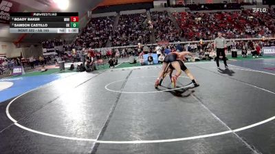 5A 165 lbs Semifinal - Boady Baker, Minico vs Samson Castillo, Bishop Kelly