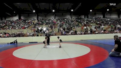 52 lbs Consolation - Tyson Thomason, Rockmart Takedown Club vs Dorian Pitt, Woodstock City Wrestling