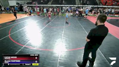 71-77 lbs Cons. Semi - Lucas Wood, Montana vs Elijah Martinez, Hawaii