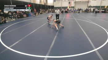 138 lbs Quarterfinals (8 Team) - Ethan Hawkins, West Holt vs Kason Kemp, Battle Creek