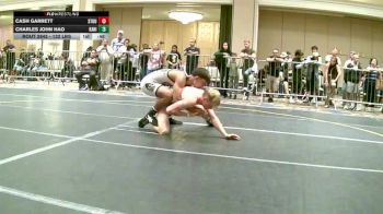 132 lbs Consi Of 16 #1 - Cash Garrett, Stout Wr Ac vs Charles John Hao, Kahiau Wr Ac