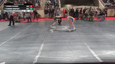 85_B lbs Consi Of 16 #1 - Corbin Horner, Derry vs Camden Whipkey, North Star