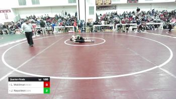 157 lbs Quarterfinal - Luke Waldman, Reading vs Jhayvon Napoleon, Quincy Upper