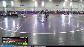 174 lbs Quarterfinal - Caelen Shannon, Iowa Wesleyan vs Nolan Paar, Wisconsin-La Crosse