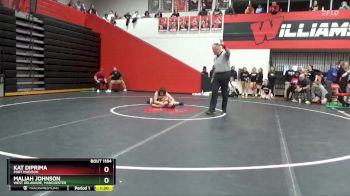 135 lbs Cons. Round 2 - Kat Diprima, Fort Madison vs Maliah Johnson, West Delaware, Manchester