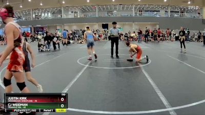 110 lbs Round 1 (6 Team) - CJ Weidman, Triangle WA vs Justin Kirk, Crossroads Wrestling