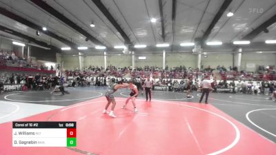 156 lbs Consi Of 16 #2 - Jaykob Williams, Rez WC vs Dylin Gagnebin, Badlands WC