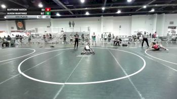 58 lbs 5th Place - Matthew Hatch, Rising Sun WC vs Jaxon Martinez, Mat Rats Rebooted