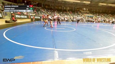 135 lbs Round Of 16 - Aurora Spencer, Steel City Reloaded vs Kimber Wait, Mat Rats Rebooted