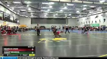 197 lbs Cons. Semi - Robert Brandon, Macomb CC vs Nicholas Casad, Wabash