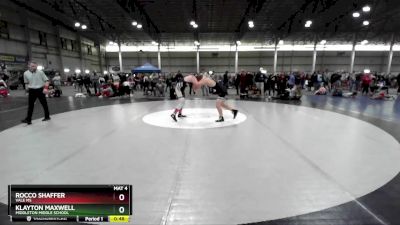 165 lbs Cons. Round 3 - Klayton Maxwell, Middleton Middle School vs Rocco Shaffer, Vale MS