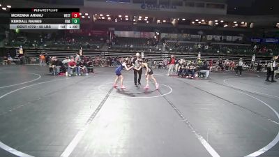 65 lbs 5th Place - McKenna Arnau, West Milford vs Kendall Raines, Vineland