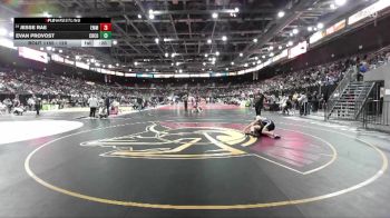 120 lbs Cons. Round 4 - Evan Provost, Crook County vs Jesse Rae, Emmett