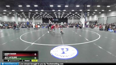 126 lbs Cons. Round 3 - Aiden Baker, Texas vs Jett McGuire, Greenfield Wrestling Club