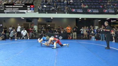 132 lbs Cons. Semis - William Moorehead, Sly Fox vs Hunter Leavitt, Champions Wrestling Club