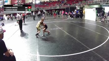 56 lbs Cons. Round 4 - Carson Simons, Waverly Wrestling Club vs Corrick Bruns, Syracuse Mat Club