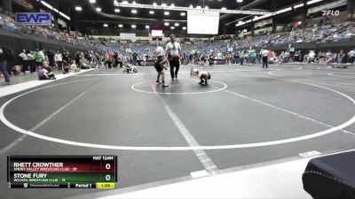 73 lbs Cons. Round 2 - Rhett Crowther, Smoky Valley Wrestling Club vs Stone Fury, Wichita Wrestling Club