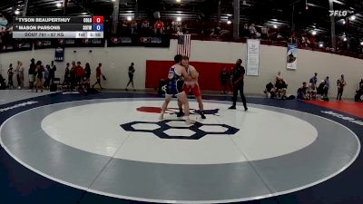 87 kg Quarters - Tyson Beauperthuy, Colorado vs Mason Parsons, Sons Of Thunder Wrestling