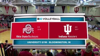 2018 Ohio State vs Indiana | Big Ten Women's Volleyball