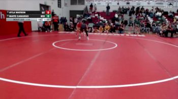 110 lbs Cons. Round 2 - Ayla Watson, Natrona vs Maite Camargo, Meeker