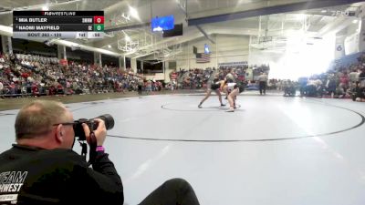 120 lbs 5th Place Match - Mia Butler, Shawnee Mission Northwest vs Naomi Mayfield, Gardner Edgerton