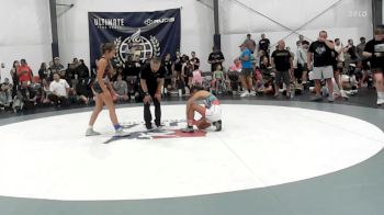 43 lbs Quarterfinal - Gabriella Lemus, Surfside Girls - W vs Hazel Rodarte, Mat Demon - W