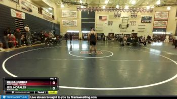 190 lbs Champ. Round 1 - Derek Drobek, West Valley (Yakima) vs Izel Morales, Burlington